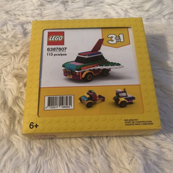 New Lego 6387807 3 in 1 Building Toy Car 113 pcs - Picture 1 of 2